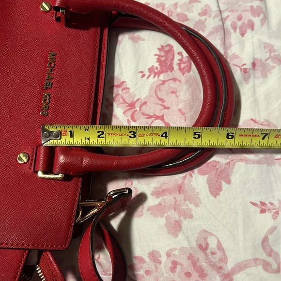 Red Michael Kors bag and wallet set - Picture 15 of 16